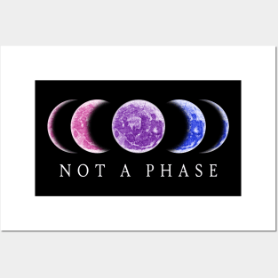 Not A Phase Bisexual Pride LGBT Posters and Art